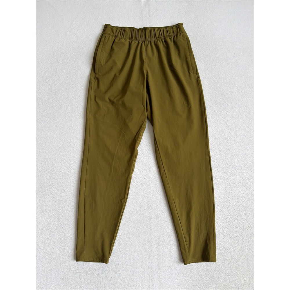 Nike Women Running Gym Trousers 7/8 Woven Green DM1561-368 Small S